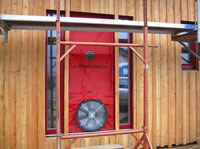 blower door test